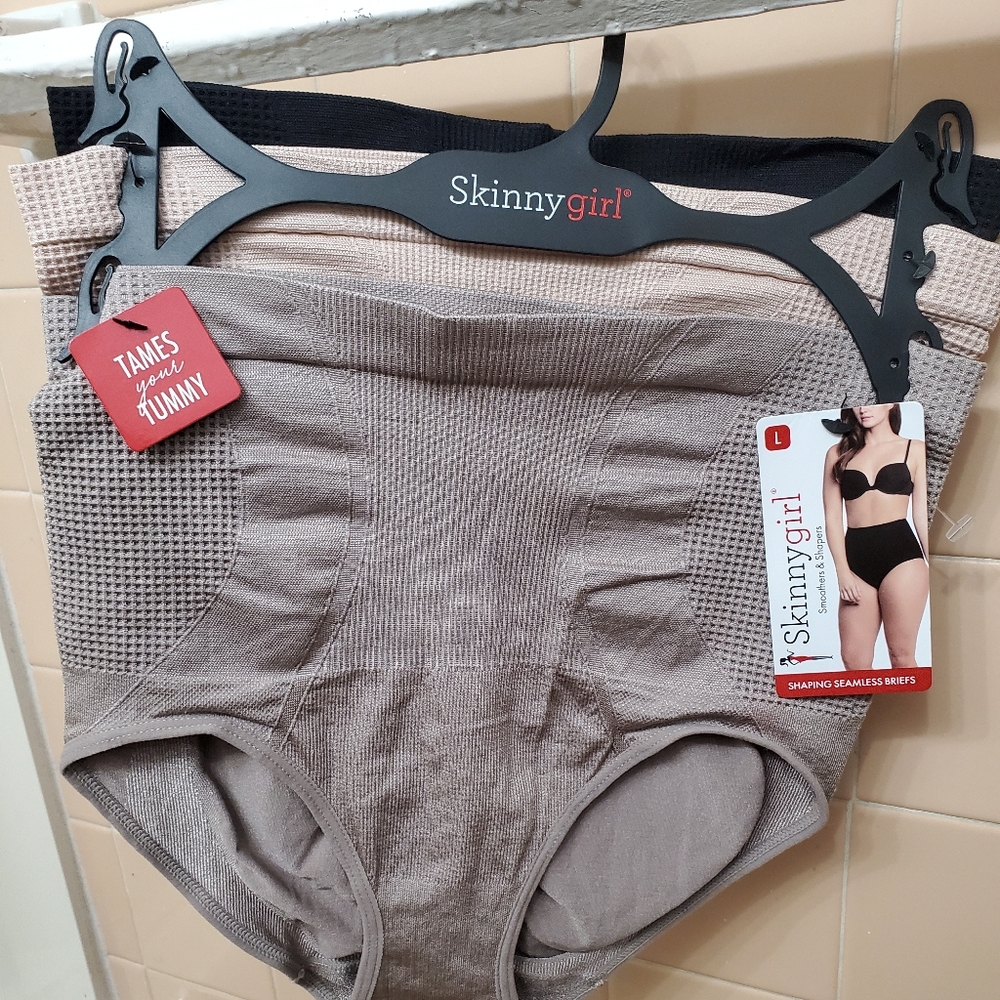 NWT Skinnygirl 3Pk Shapewear; Tames Tummy;Szs L & M.  Smoothers/Shaper $35 Each